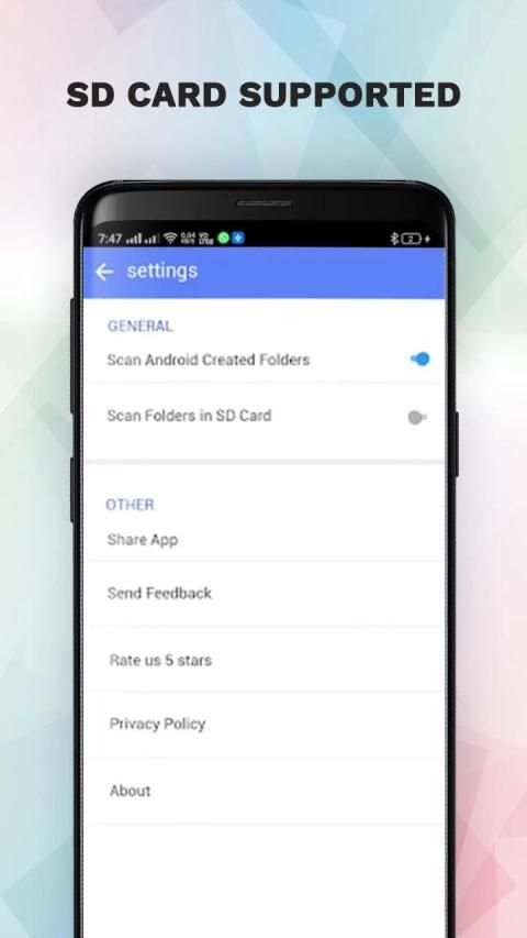 Empty Folder Cleaner - Delete Remove Clean Folders स्क्रीनशॉट 1
