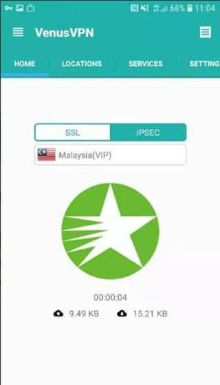 VenusVPN स्क्रीनशॉट 3