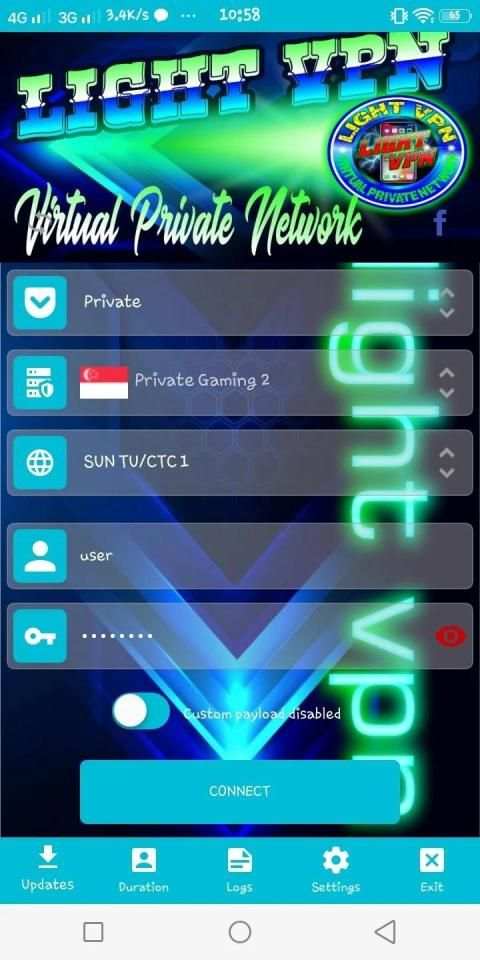 Light VPN स्क्रीनशॉट 1