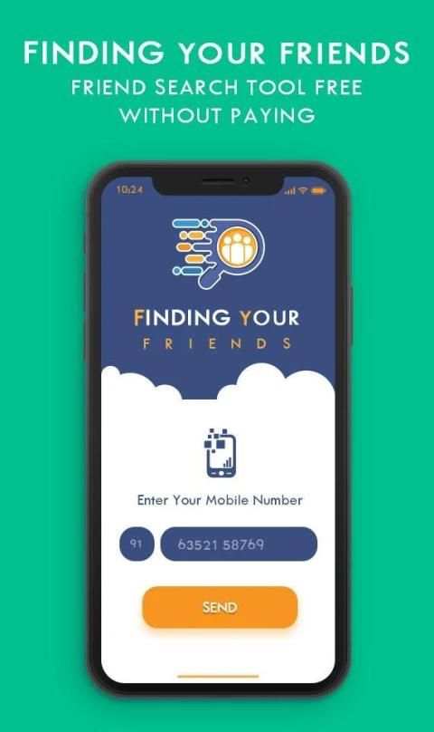 Friend Search Tool Simulator For WhatsApp Number screenshot 1