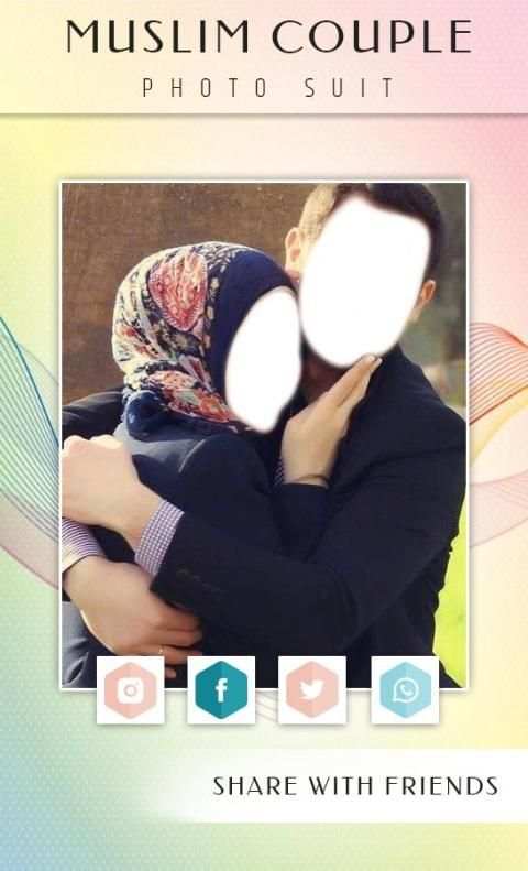 Muslim Couple Photo Suit screenshot 1