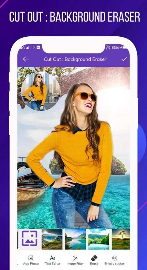 Cut Out Photo : Auto Background Changer स्क्रीनशॉट 6