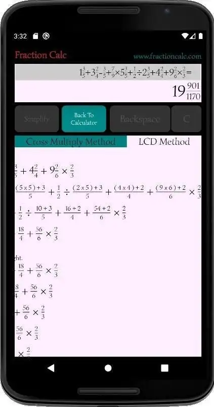 Fraction Calc - Mixed Fraction Calculator screenshot 5