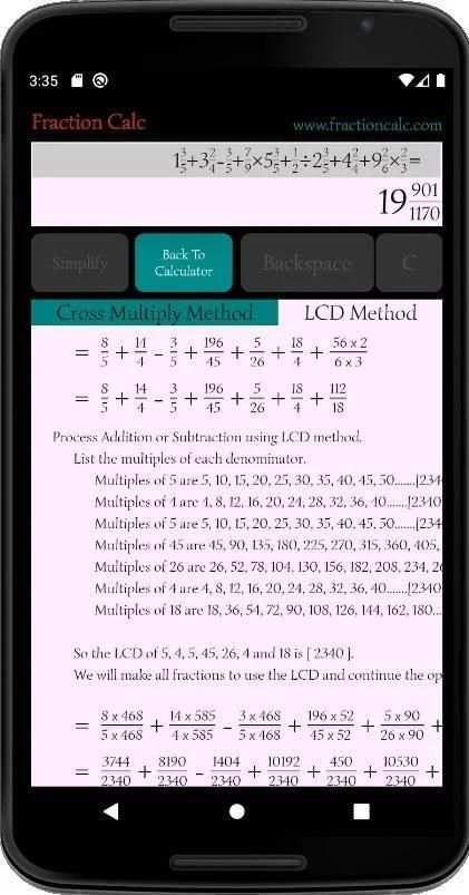 Fraction Calc - Mixed Fraction Calculator screenshot 6