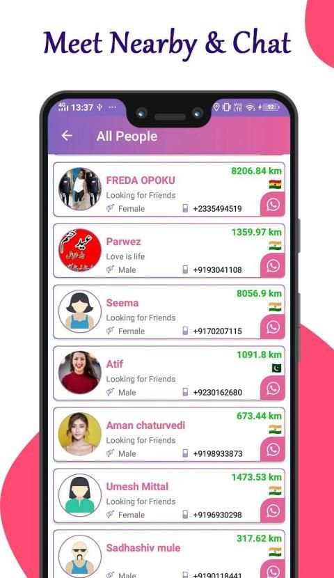 pencari teman untuk whatsapp screenshot 3