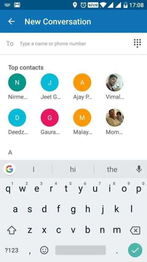 Messages screenshot 2