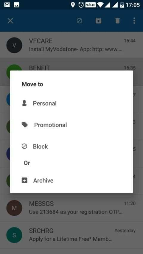 Messages screenshot 3