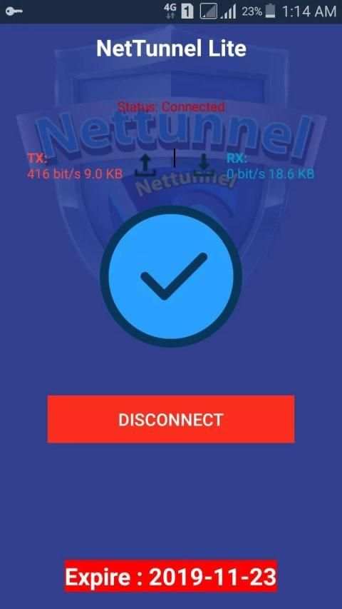 Nettunnel lite screenshot 1