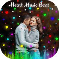 Heart Music Beat - Heart Beat Video Status Maker