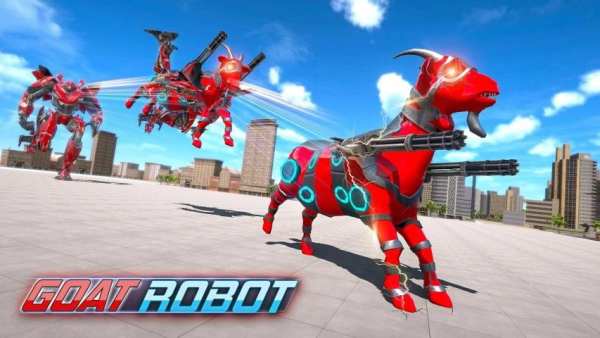 Goat Robot Car Games- New Robot Transforming Games स्क्रीनशॉट 3