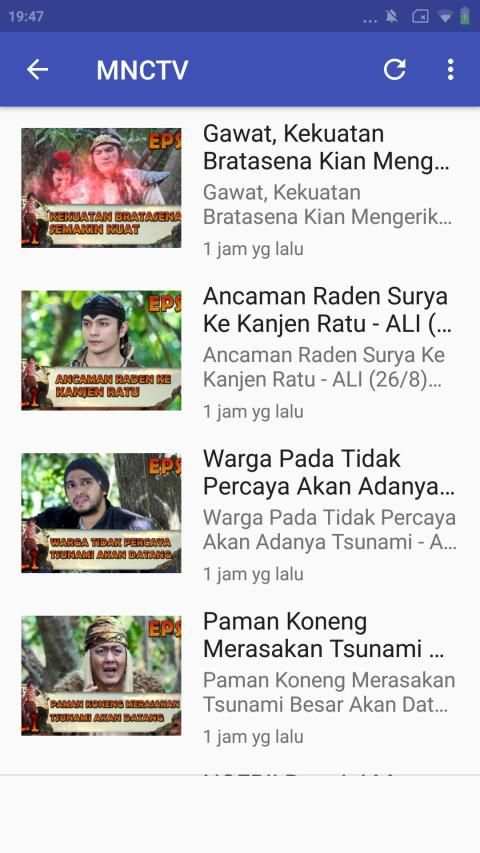 Streaming Acara TV RCTI MNCTV dan Global TV screenshot 3