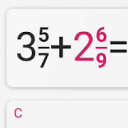 Fraction calculator with solution आइकन