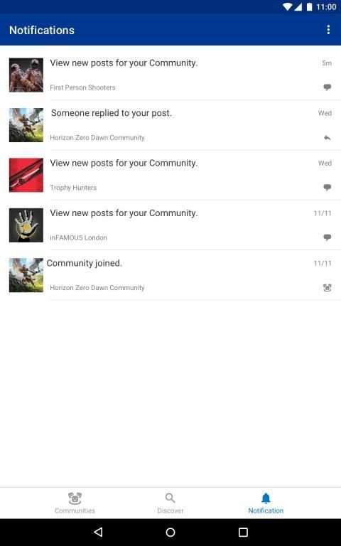 PlayStation Communities स्क्रीनशॉट 1