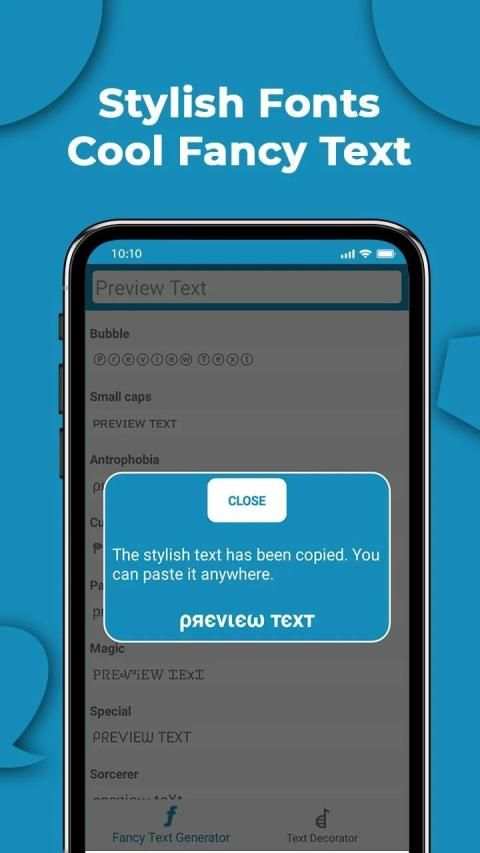 Stylish Fonts - Cool Fancy Text скриншот 1