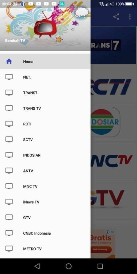 Barokah TV – Live Streaming TV Nasional Indonesia screenshot 6
