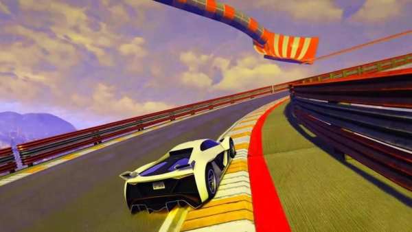 Crazy Car Ramp Racing Simulator:Impossible Tracks स्क्रीनशॉट 4