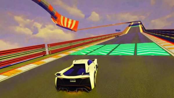 Crazy Car Ramp Racing Simulator:Impossible Tracks स्क्रीनशॉट 3