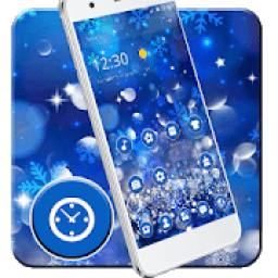 Blue Flash Beauty Snowflake Theme❄ आइकन