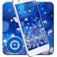 Blue Flash Beauty Snowflake Theme❄