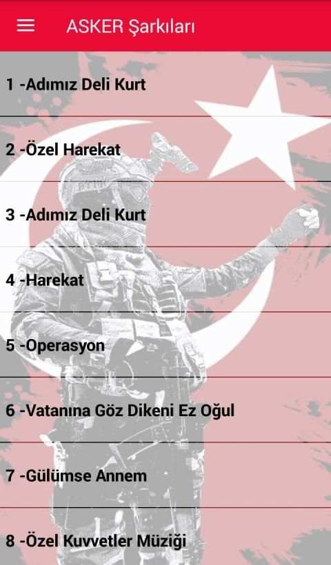 Asker Şarkıları İnternetsiz ( 40 Şarkı ) screenshot 6
