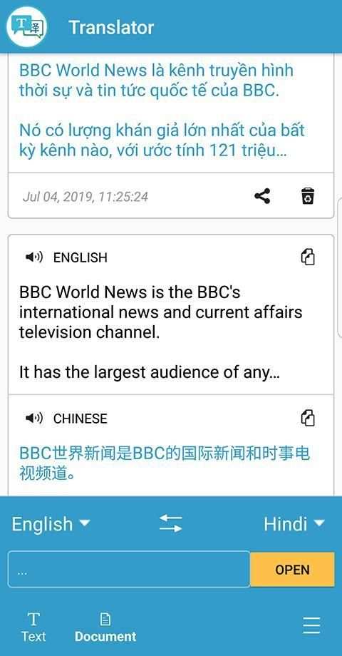 Mobile Translator - Translate Multi Language स्क्रीनशॉट 3