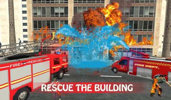 Emergency Fire Fighter Ambulance City Simulator स्क्रीनशॉट 7