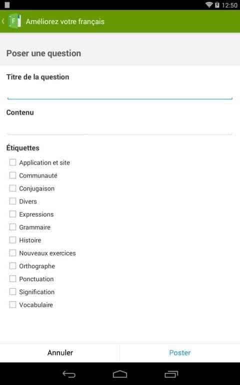 Améliorez votre français ! screenshot 1