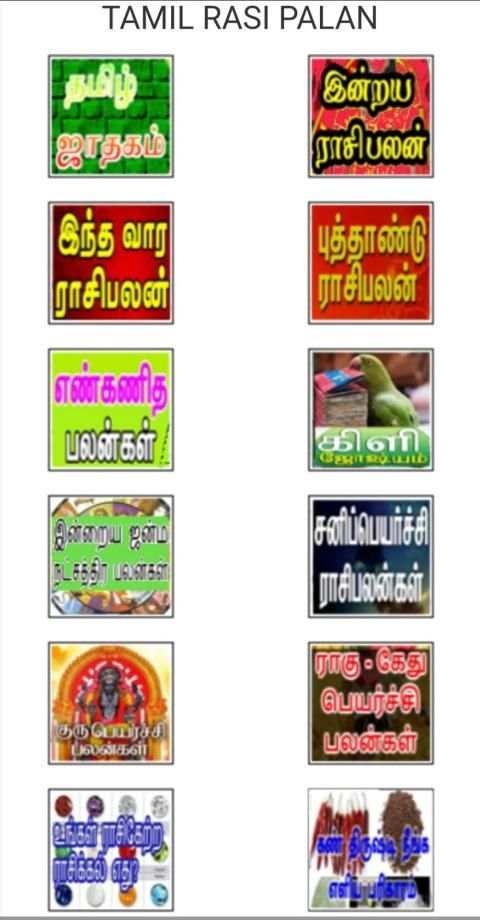 Tamil Rasi Palan screenshot 4