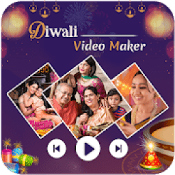 Diwali Video Maker with Music and Diwali Theme icon