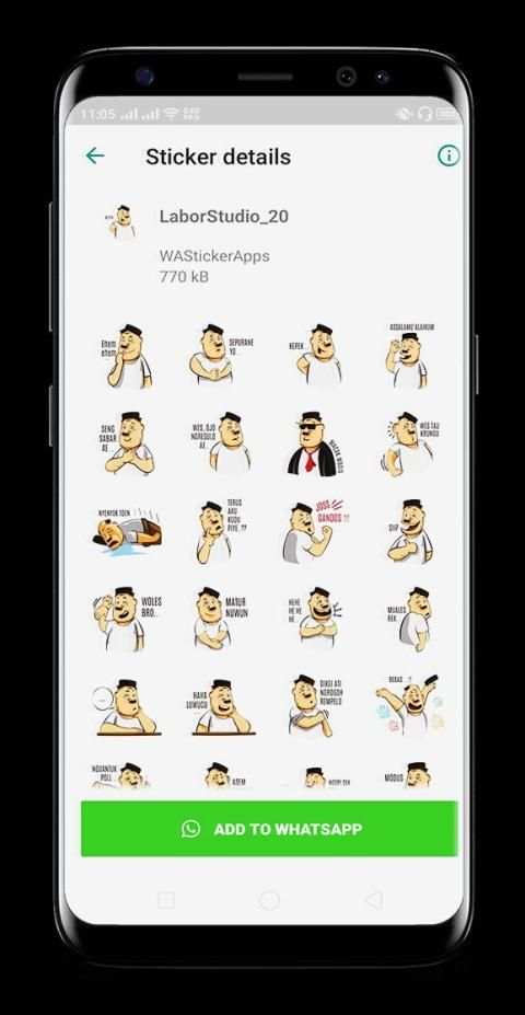 Jowo Keren for Whatsapp - WAStickerApps screenshot 2