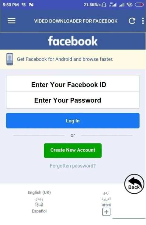 FVD For Facebook स्क्रीनशॉट 4