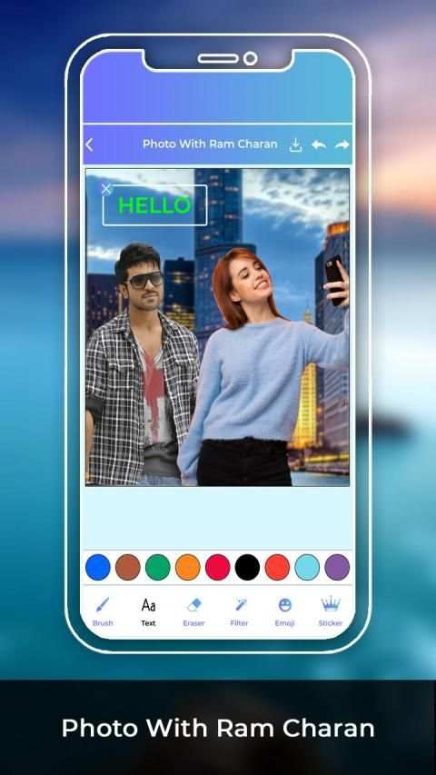 Photo With Ram Charan screenshot 4