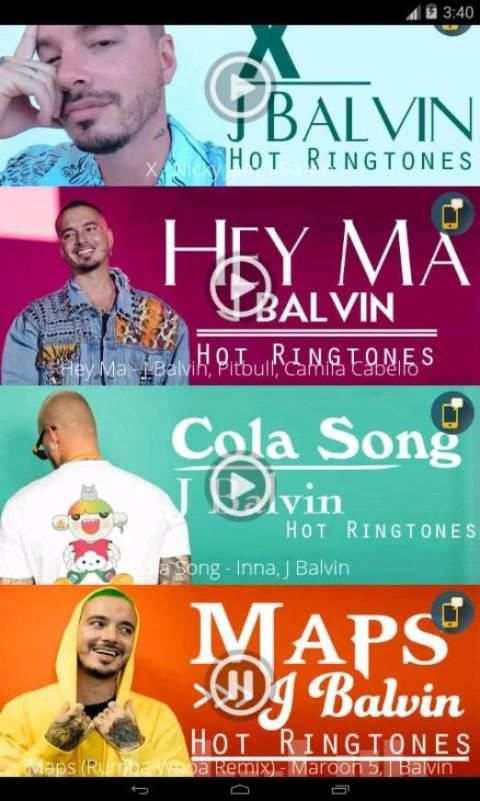 J Balvin - Hot Ringtones screenshot 3