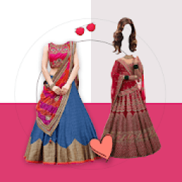 Bridal Lehenga Choli Photo Editor आइकन