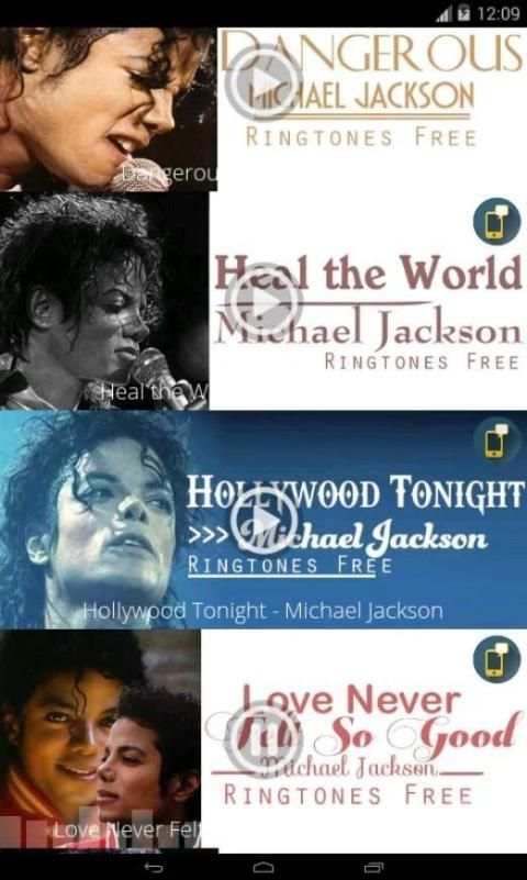 Michael Jackson - Ringtones Free screenshot 3