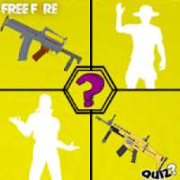 Emote, skins, weapons Guide & Quiz for free fire logo