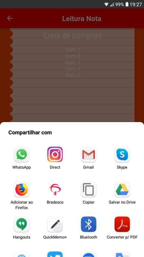 Bloco de Anotação screenshot 1