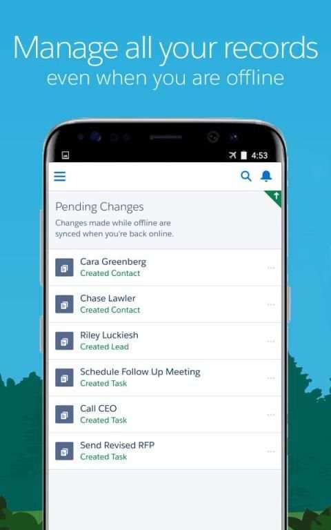 Salesforce स्क्रीनशॉट 2