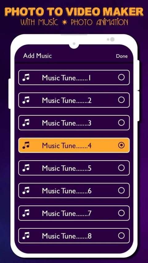 Photo Video Maker with Music - Magic Video Maker स्क्रीनशॉट 2