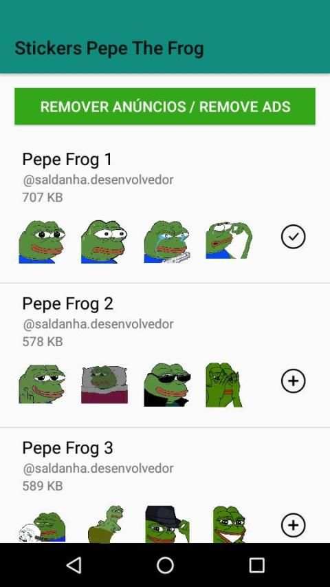 Figurinhas Pepe the Frog - Stickers WastickerApps screenshot 5