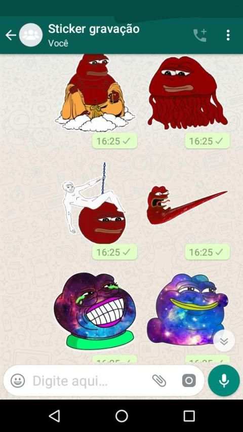 Figurinhas Pepe the Frog - Stickers WastickerApps screenshot 1