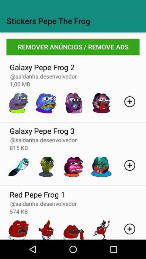 Figurinhas Pepe the Frog - Stickers WastickerApps screenshot 3