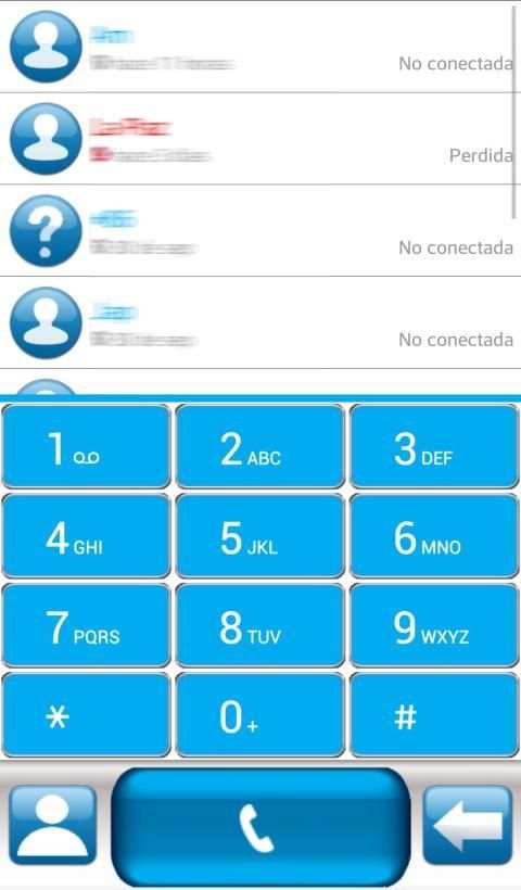 THEME BLUE GLASS FOR EXDIALER screenshot 3