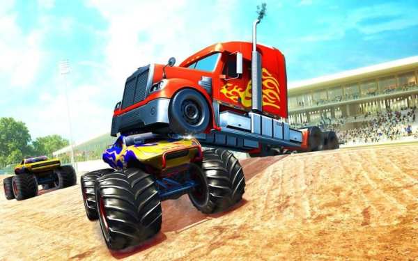 Indian Truck Destruction Racing Game screenshot 1