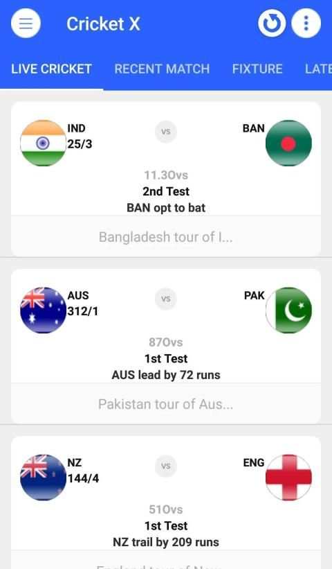 Cricket X स्क्रीनशॉट 6