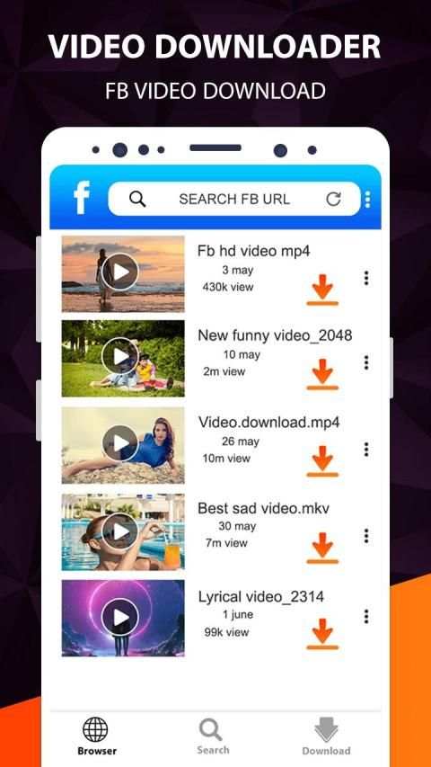 Free video downloader app - save from net स्क्रीनशॉट 6
