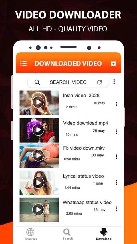 Free video downloader app - save from net स्क्रीनशॉट 1
