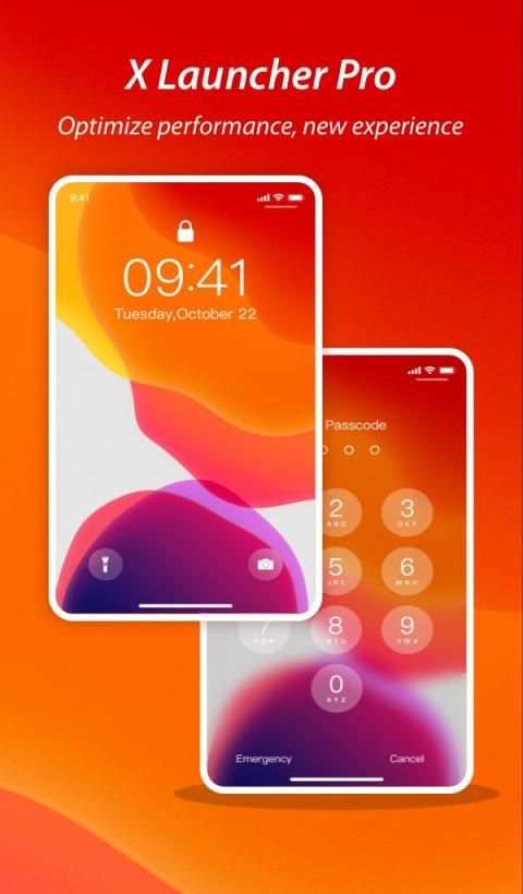 X Launcher Pro for Phone X - OS 13 Theme Launcher स्क्रीनशॉट 1