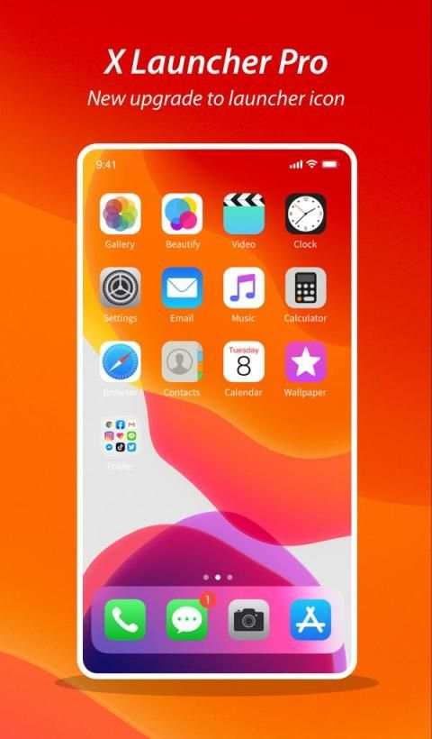 X Launcher Pro for Phone X - OS 13 Theme Launcher स्क्रीनशॉट 4