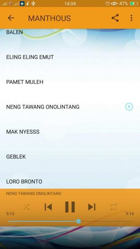 Campursari Offline screenshot 2